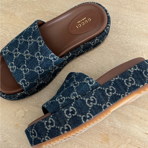 Gucci Angelina Platform Sandals - Picture 3 of 11